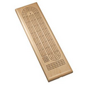 Classic Cribbage Set - Solid Wood Continuous 3 Track Board
